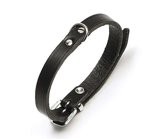 Karlie RONDO collar riveted - Black - 25 mm, 62 cm