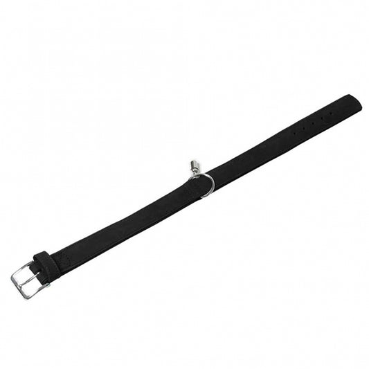 Karlie Collar Buffalo made of calf leather - Black - 45 cm/22 mm 
