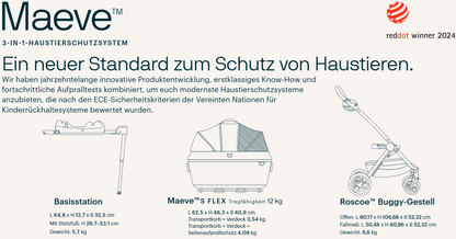 Tavo 3-In-1-Haustierschutzsystem MAEVE SF + ROSCOE + BASE