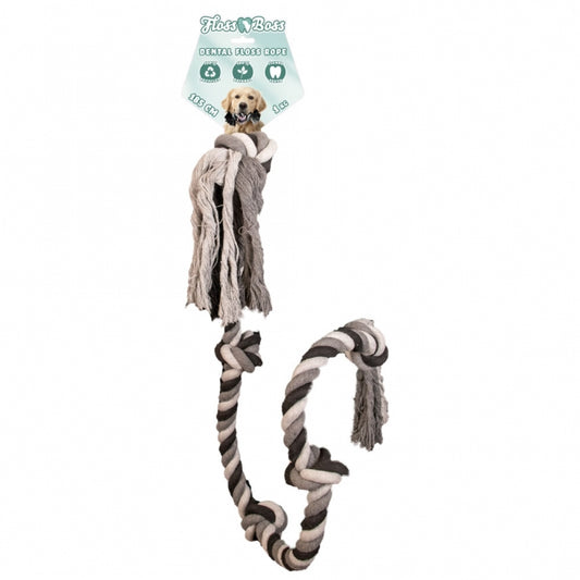 Floss Boss Dental Cotton Rope with 5 Knots - 185 cm
