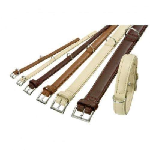 Karlie Nordic collar made of deer leather - light brown - 30 mm / 55 cm